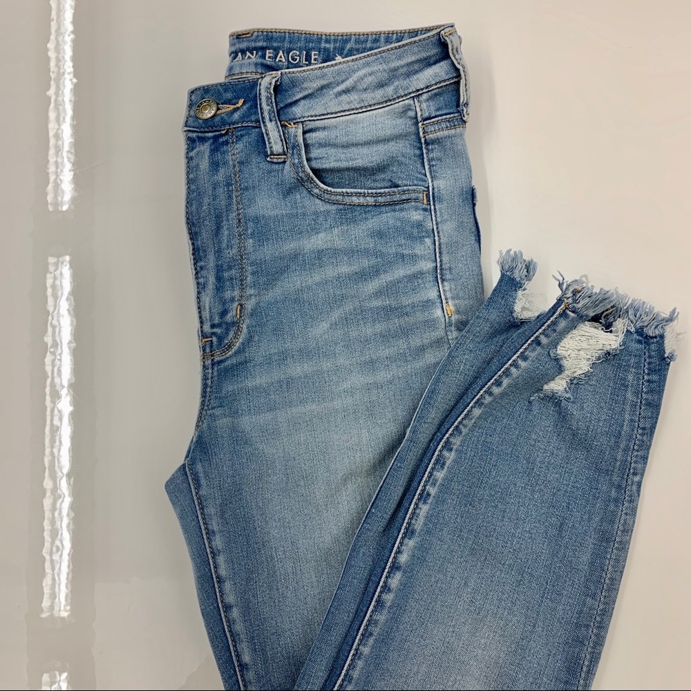 American Eagle high rise jegging crop